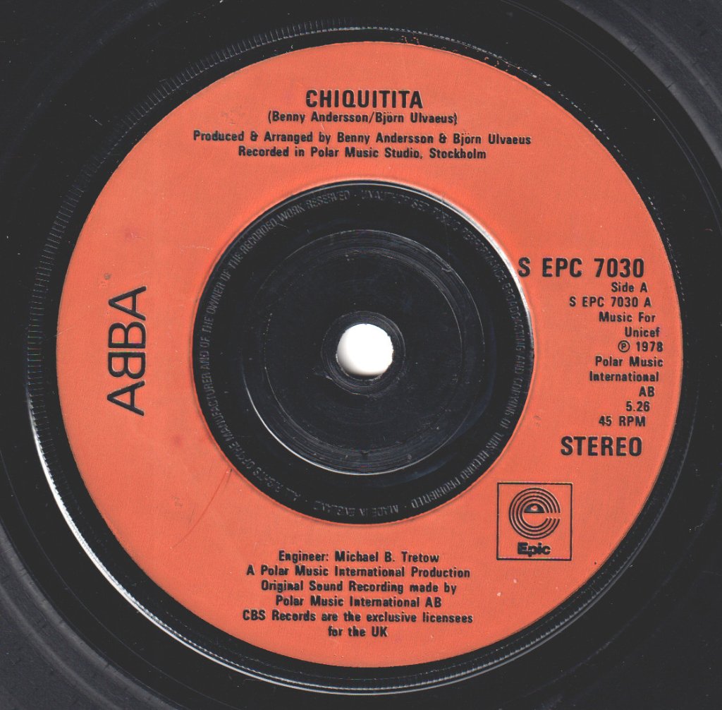 ABBA - Chiquitita - 7 Inch