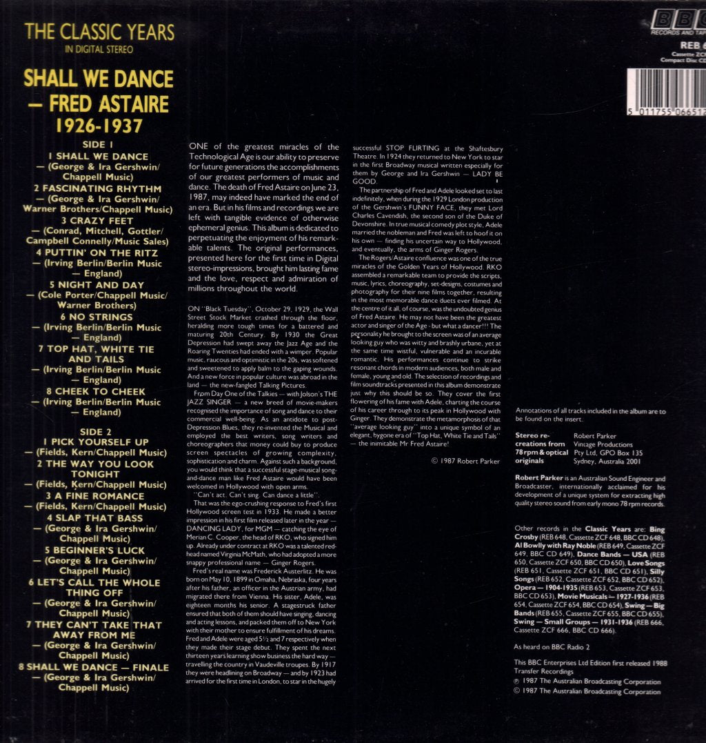 Fred Astaire - Shall We Dance - Lp