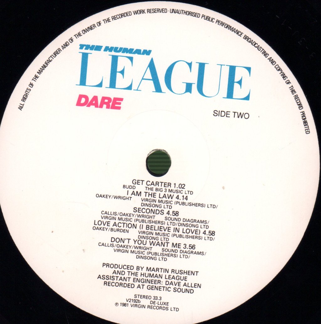 Human League - Dare - Lp
