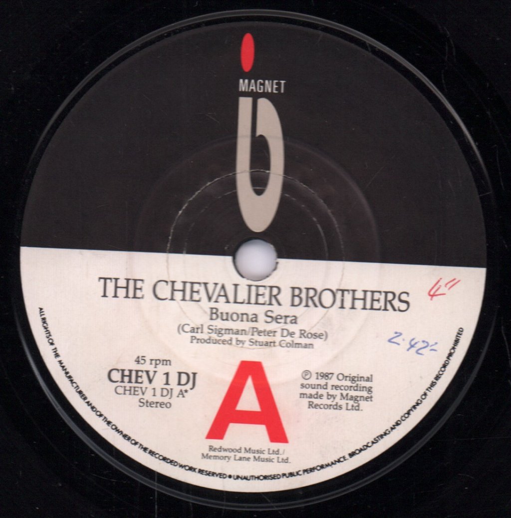 Chevalier Brothers - Buona Sera - 7 Inch