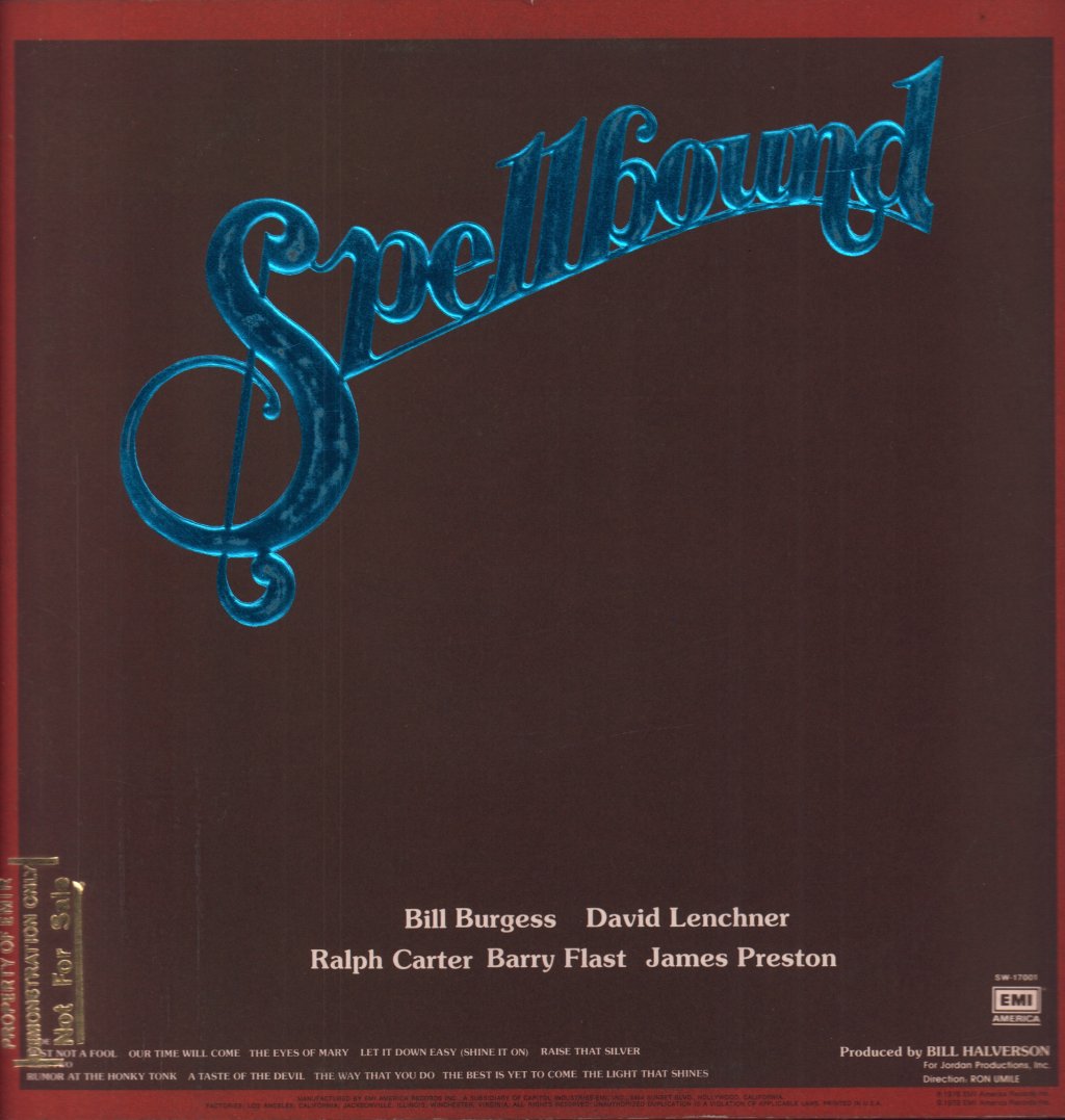 Spellbound (70'S Group) - Spellbound - Lp