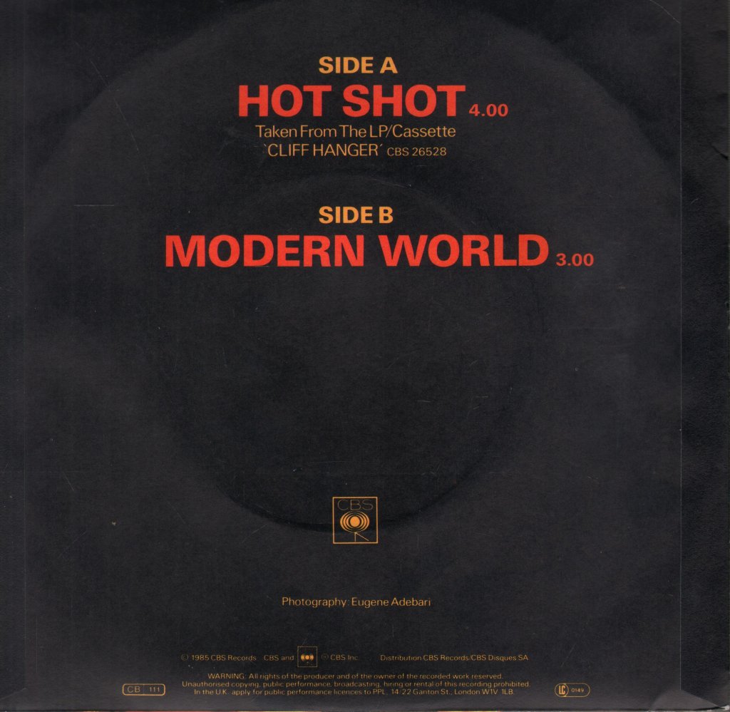 Jimmy Cliff - Hot Shot - 7 Inch