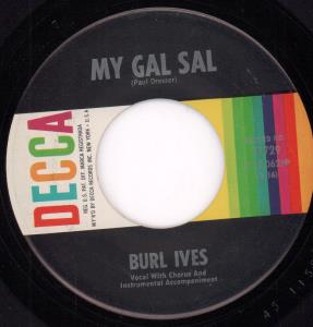 Burl Ives - Call My Name - 7 Inch