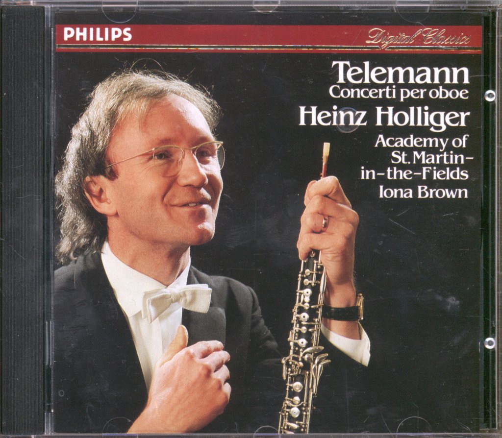 Heinz Holliger, Academy Of St. Martin-in-the-Fields - Telemann - Concerti Per Oboe - Cd
