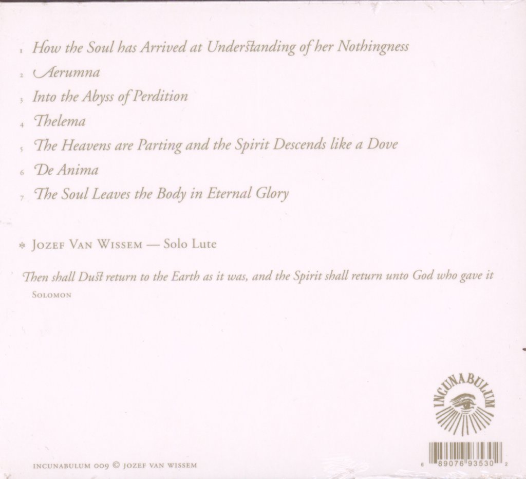 Jozef Van Wissem - A Priori - Cd
