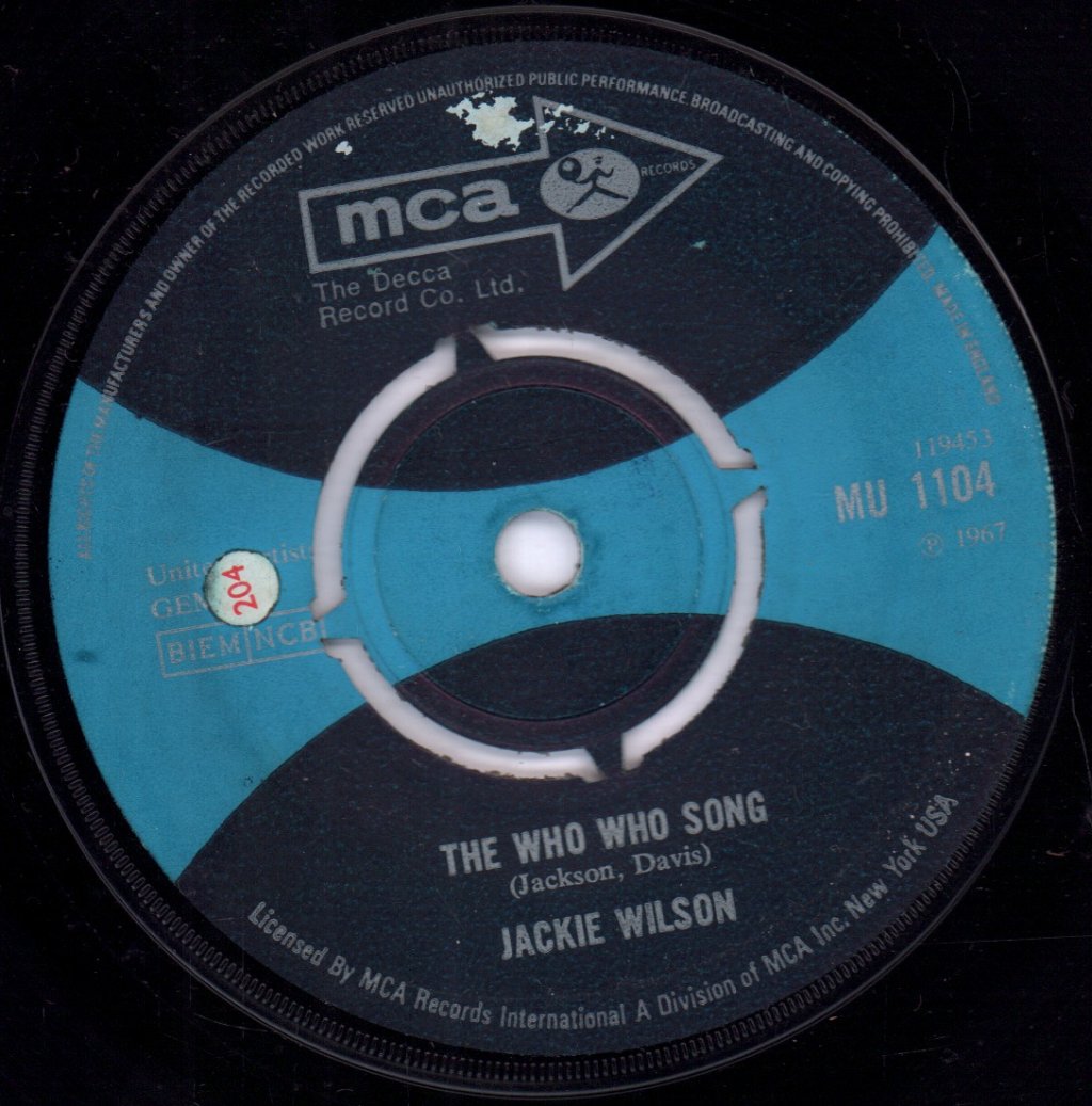 Jackie Wilson - Since You Showed Me How To Be Happy - 7 Inch