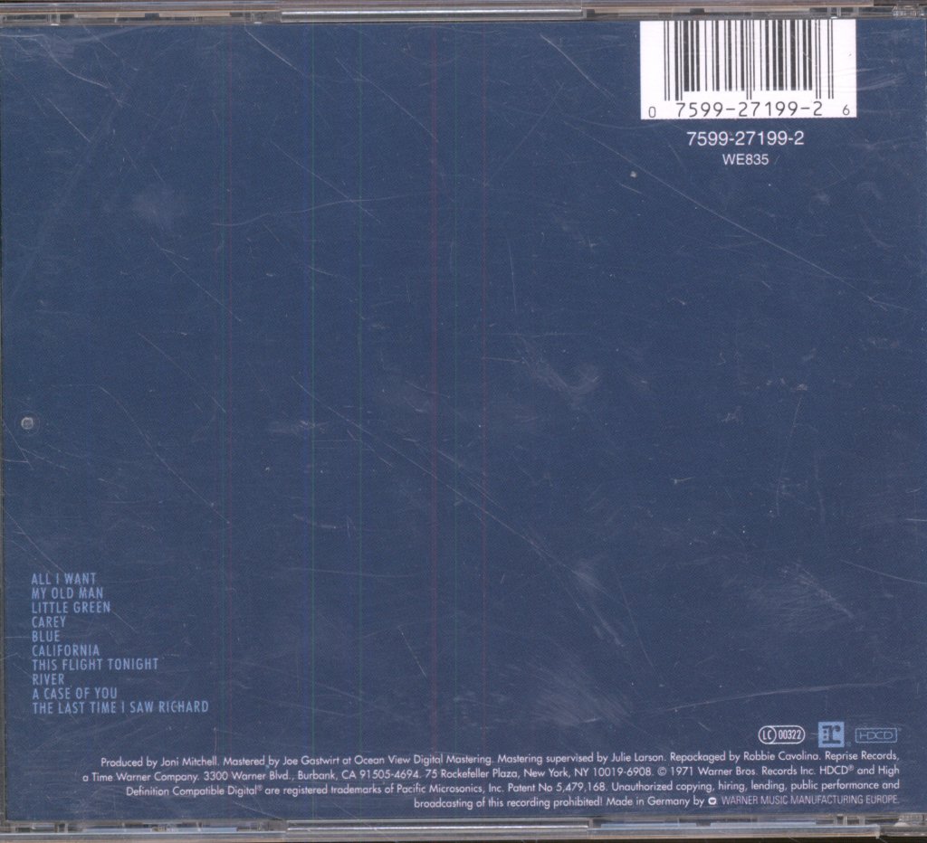 Joni Mitchell - Blue - Cd