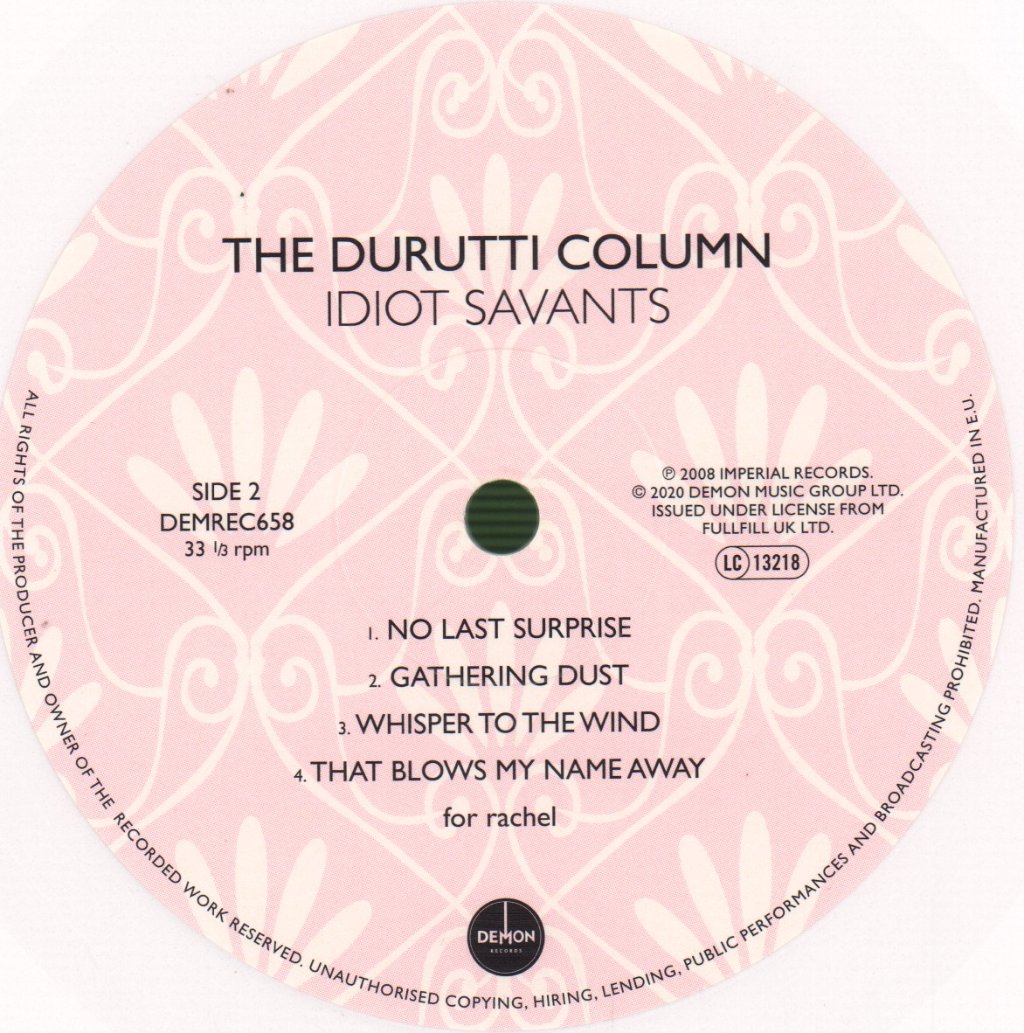 Durutti Column - Idiot Savants - Lp