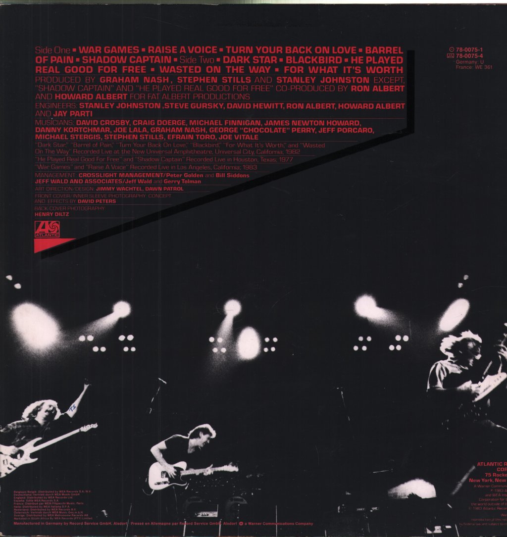 Crosby Stills And Nash - Allies - Lp