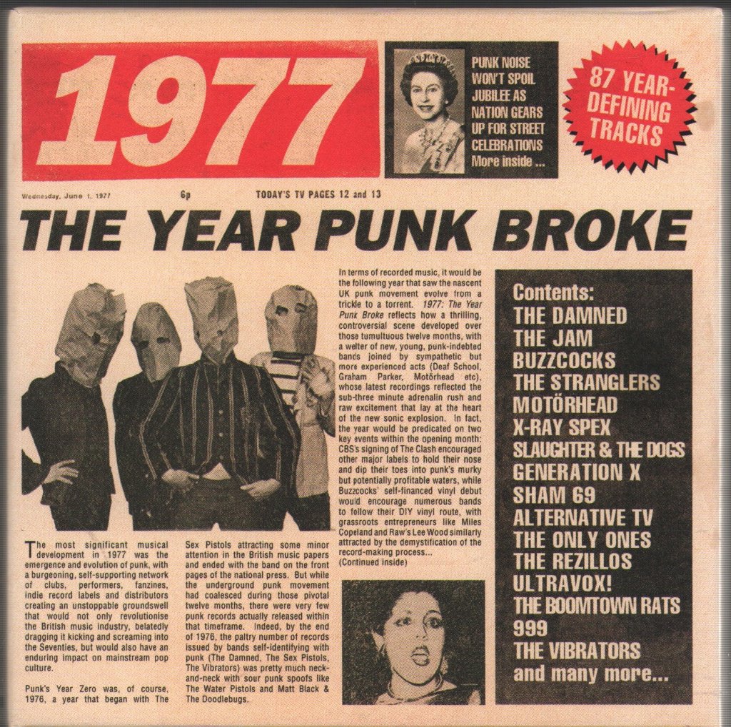 Various Artists - 1977 The Year Punk Broke - Cd Set