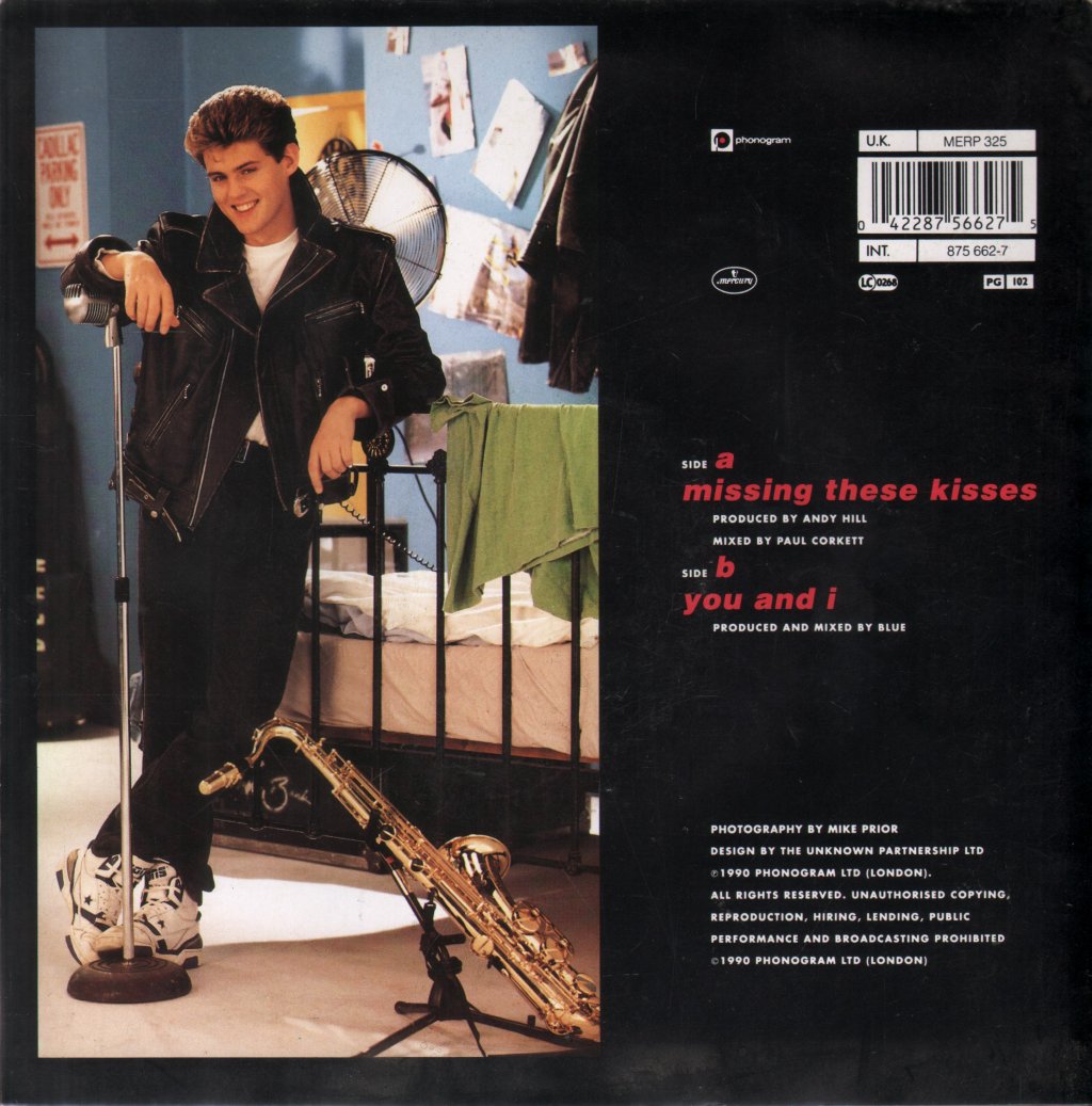 Blue (Boyband) - Missing These Kisses - 7 Inch