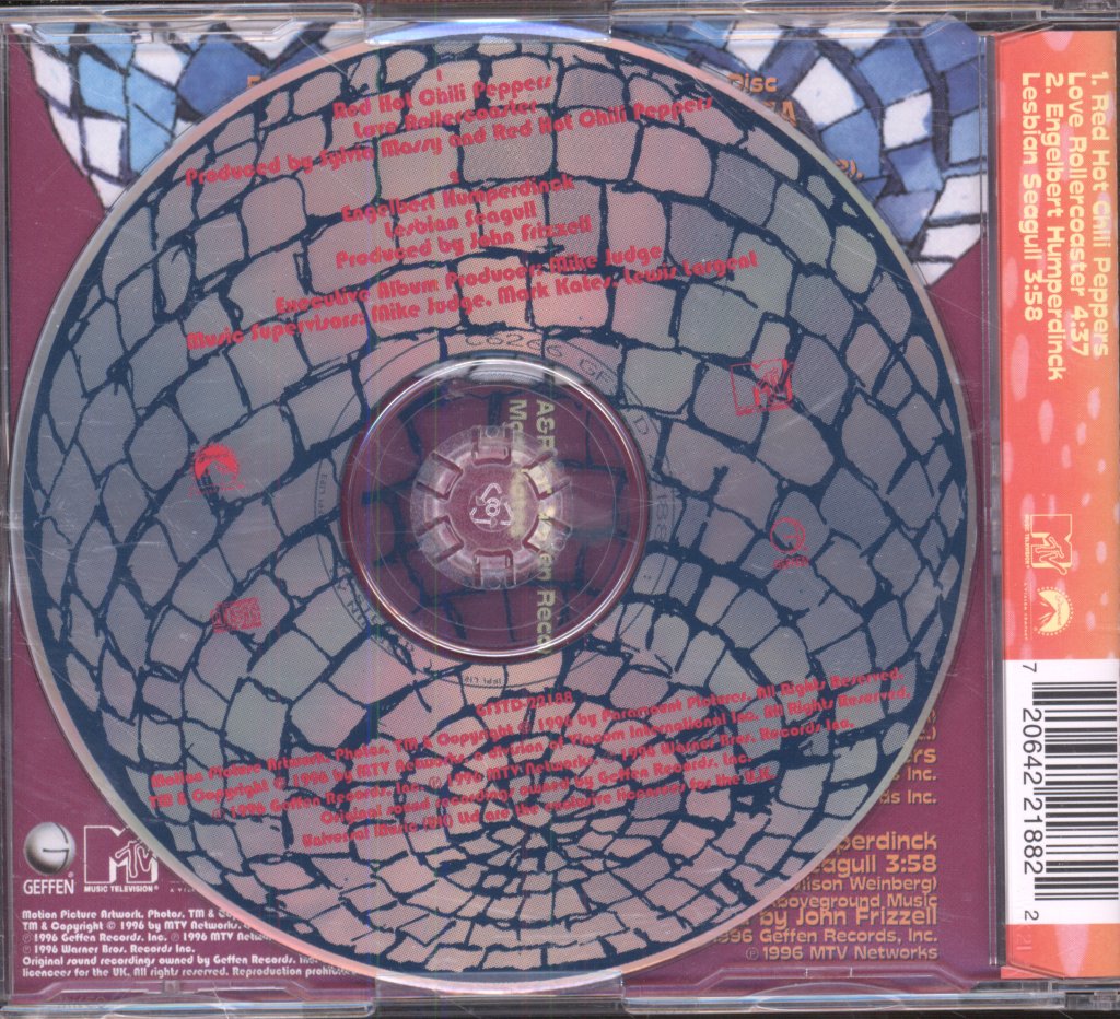 Red Hot Chili Peppers - Love Rollercoaster / Lesbian Seagull - Cd