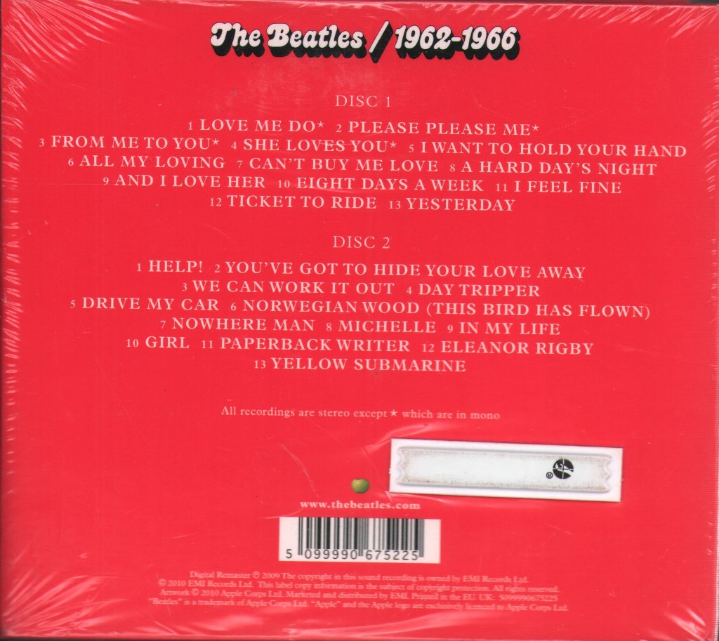 Beatles - 1962-1966 - Double Cd