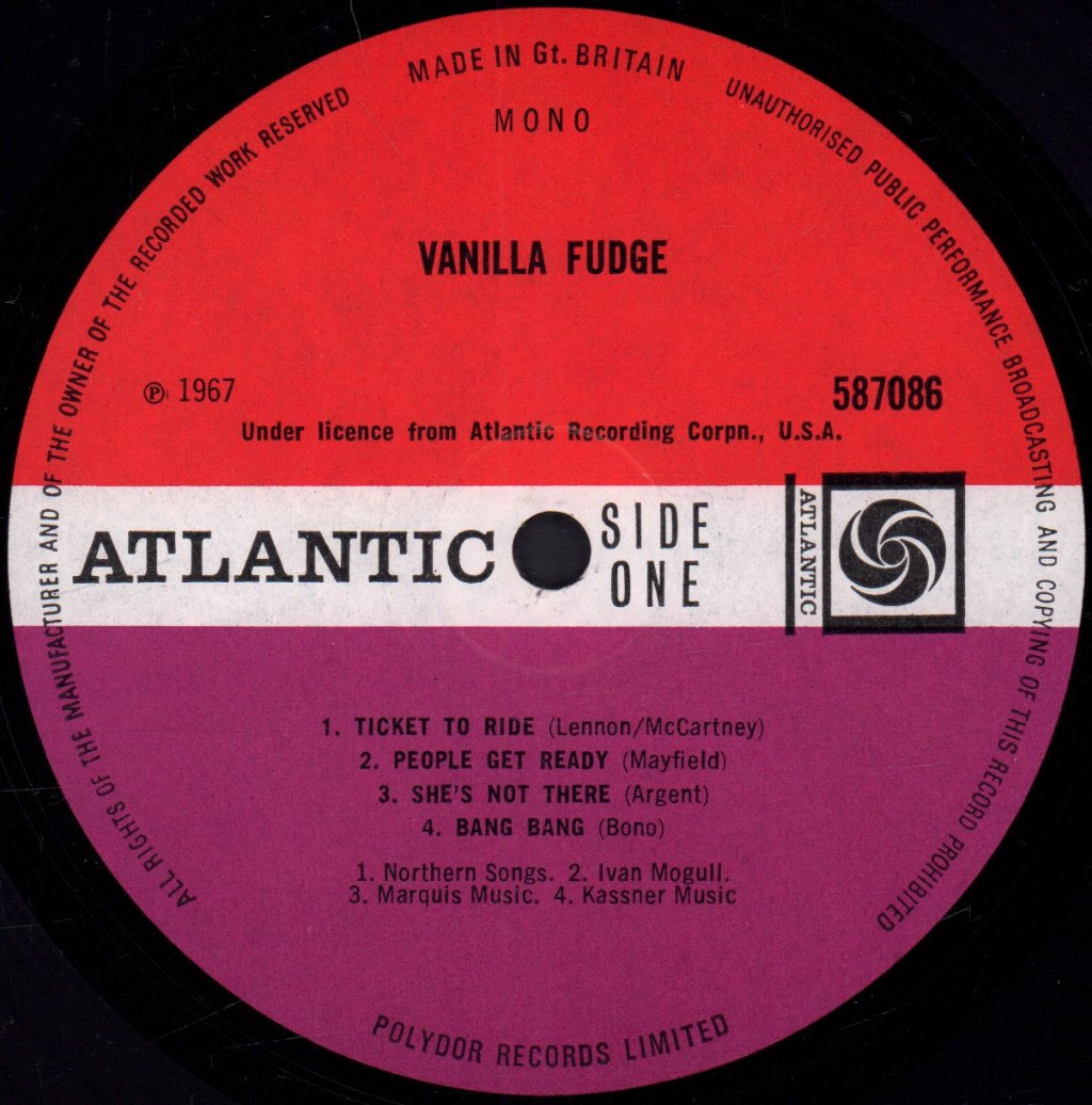 Vanilla Fudge - Vanilla Fudge - Lp