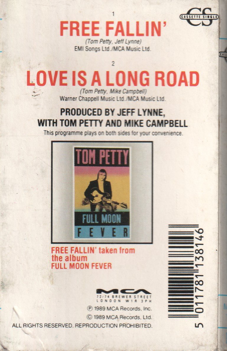 Tom Petty And The Heartbreakers - Free Fallin - Cassette