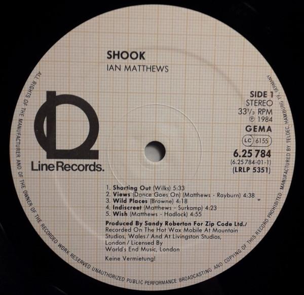 Ian Matthews - Shook - Lp