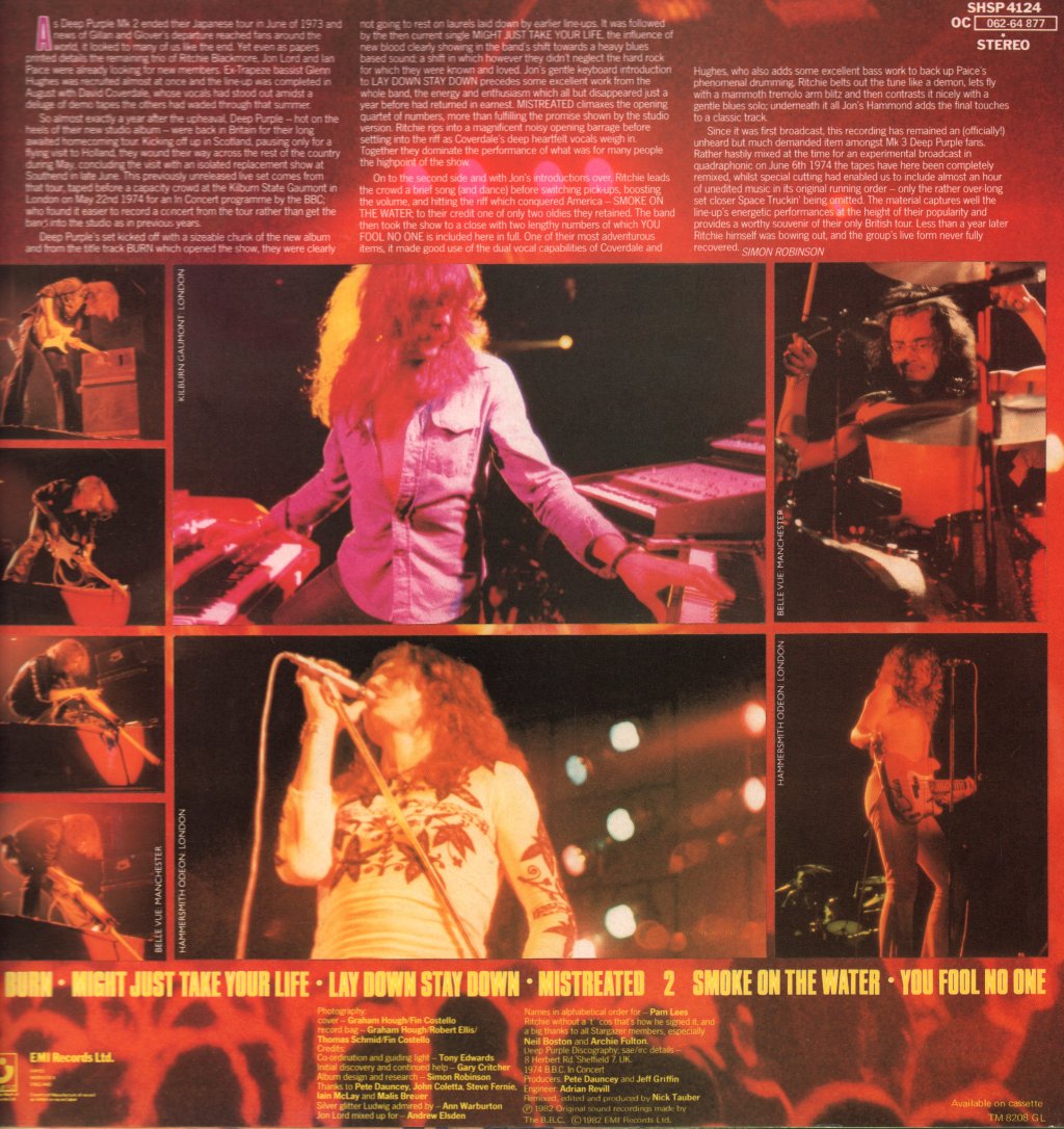 Deep Purple - Live In London - Lp