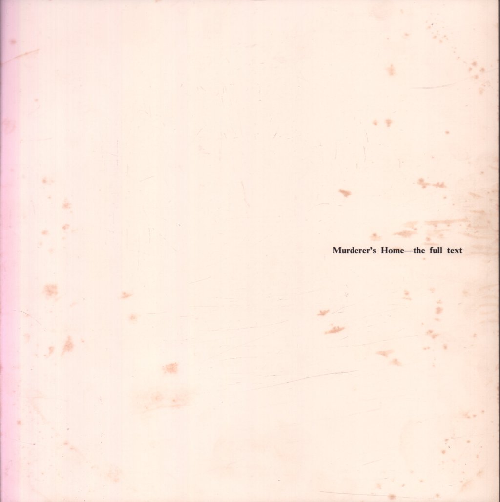 Alan Lomax - Murderers' Home - Lp