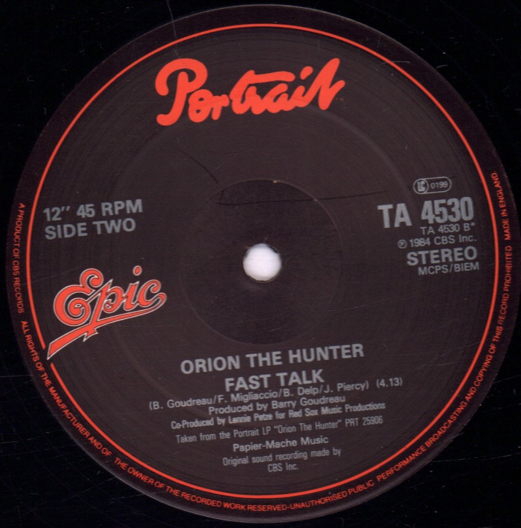 Orion The Hunter - So You Ran - 12 Inch