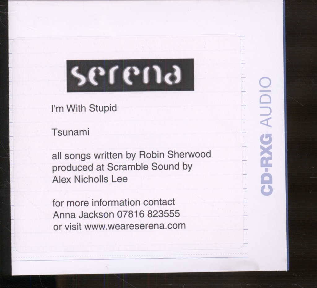 Serena (2) - I'm With Stupid - Cdr