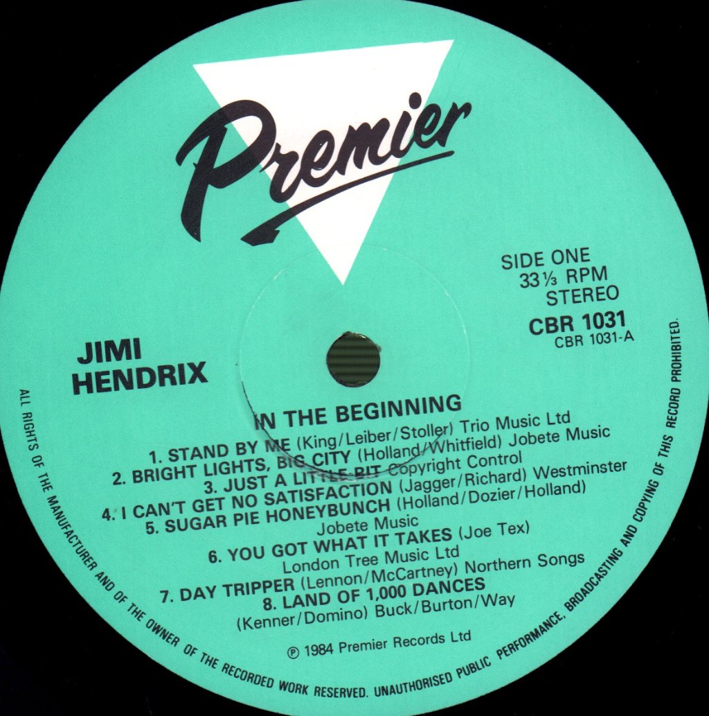 Jimi Hendrix - In The beginning - Lp