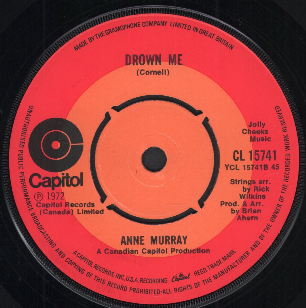 Anne Murray - Danny's Song - 7 Inch