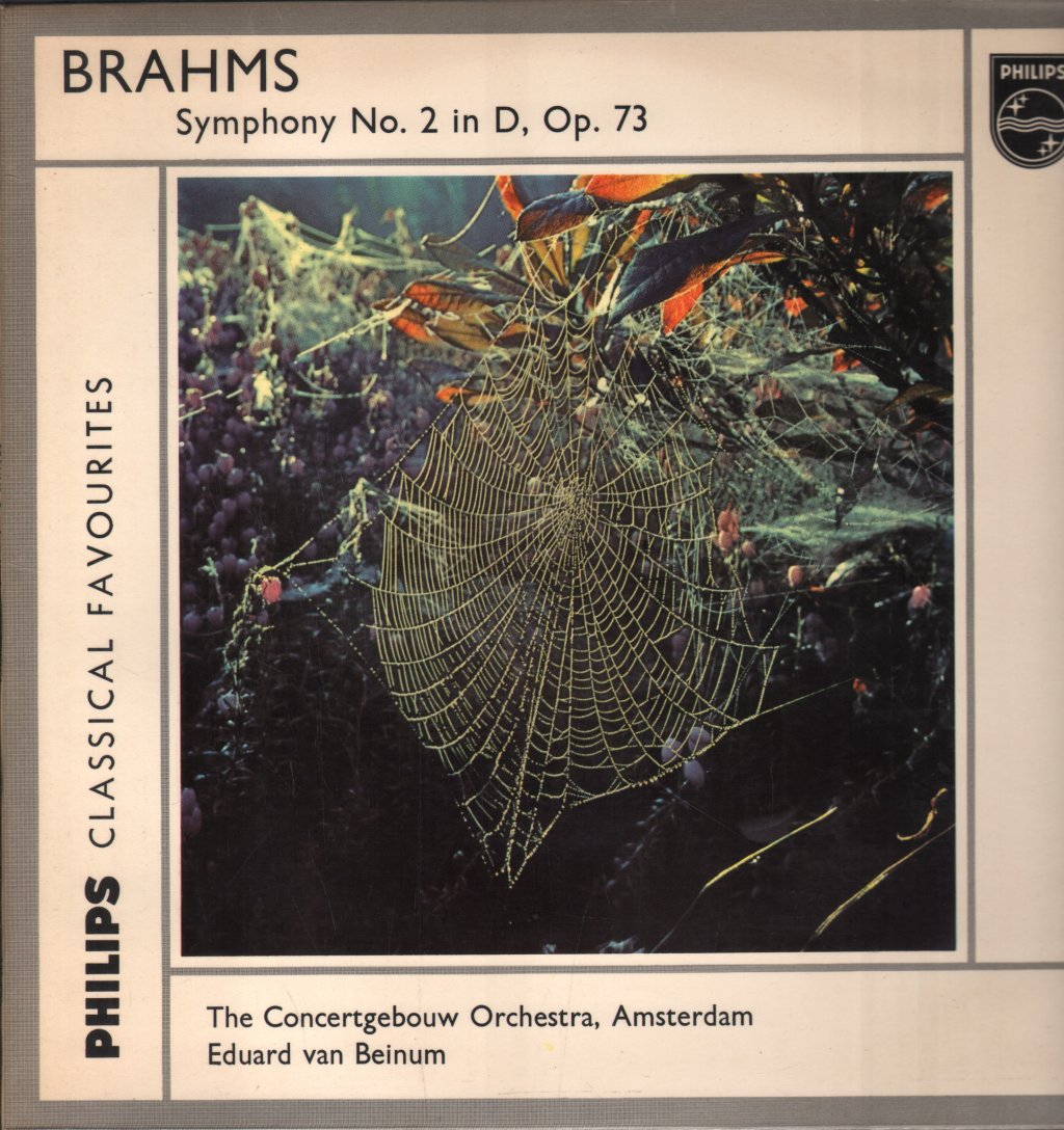 Eduard Van Beinum / Concertgebouw Orchestra - Brahms - Symphony No. 2 In D, Op. 73 - Lp