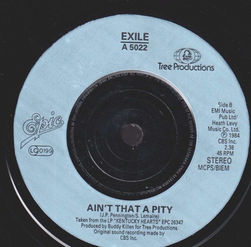 Exile (70'S Pop Group) - Give Me One More Chance - 7 Inch