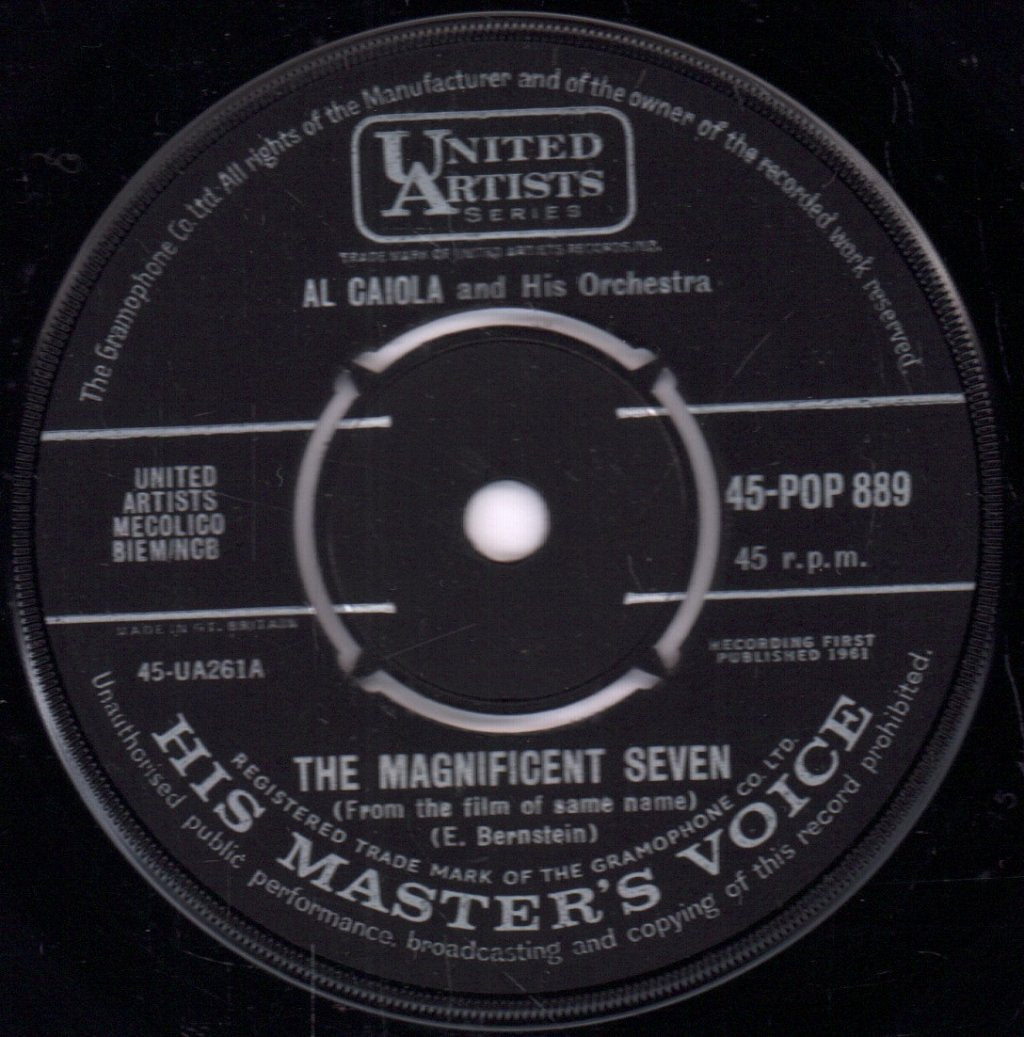Al Caiola And His Orchestra - Magnificent Seven - 7 Inch