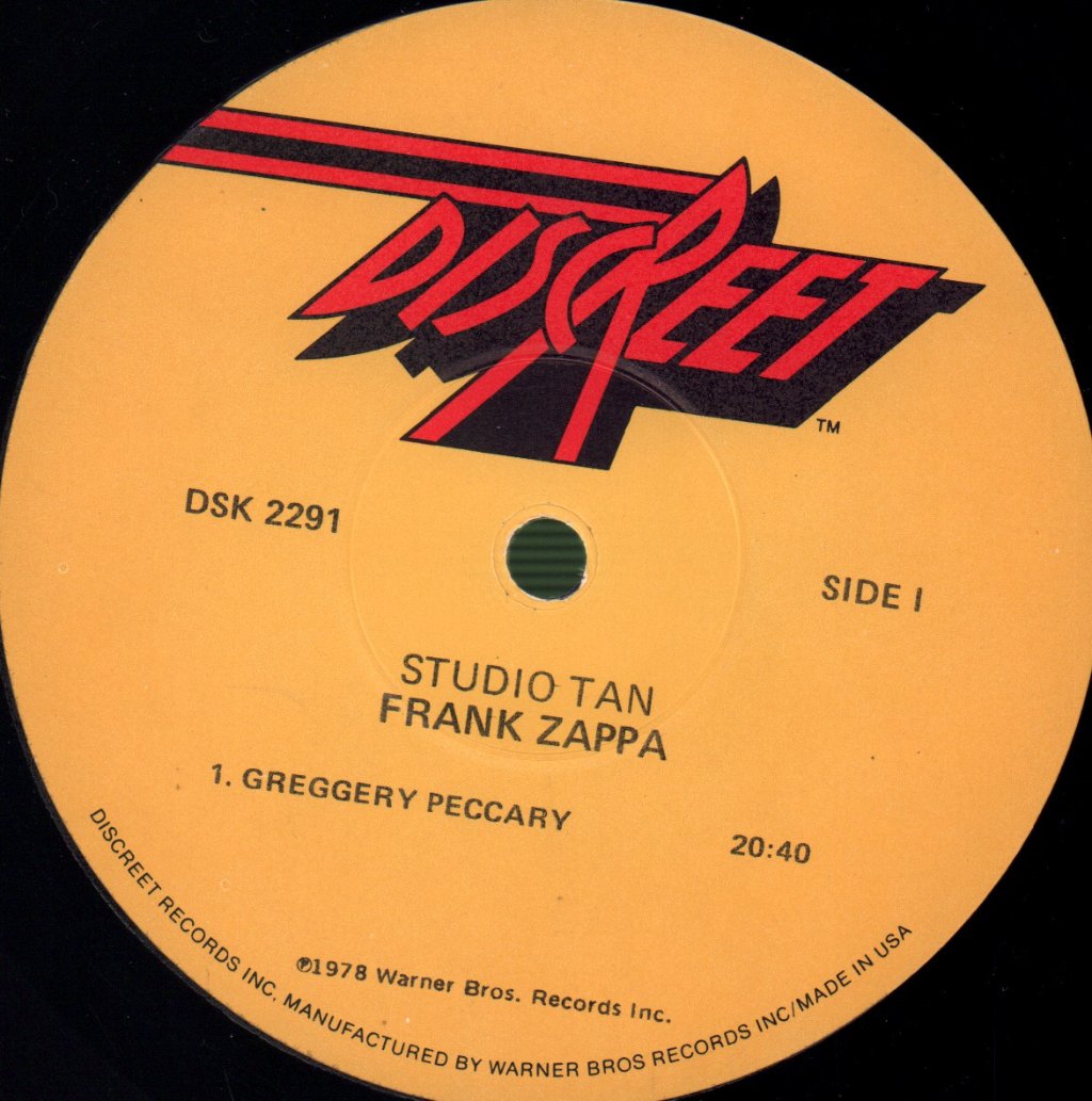 Frank Zappa - Studio Tan - Lp