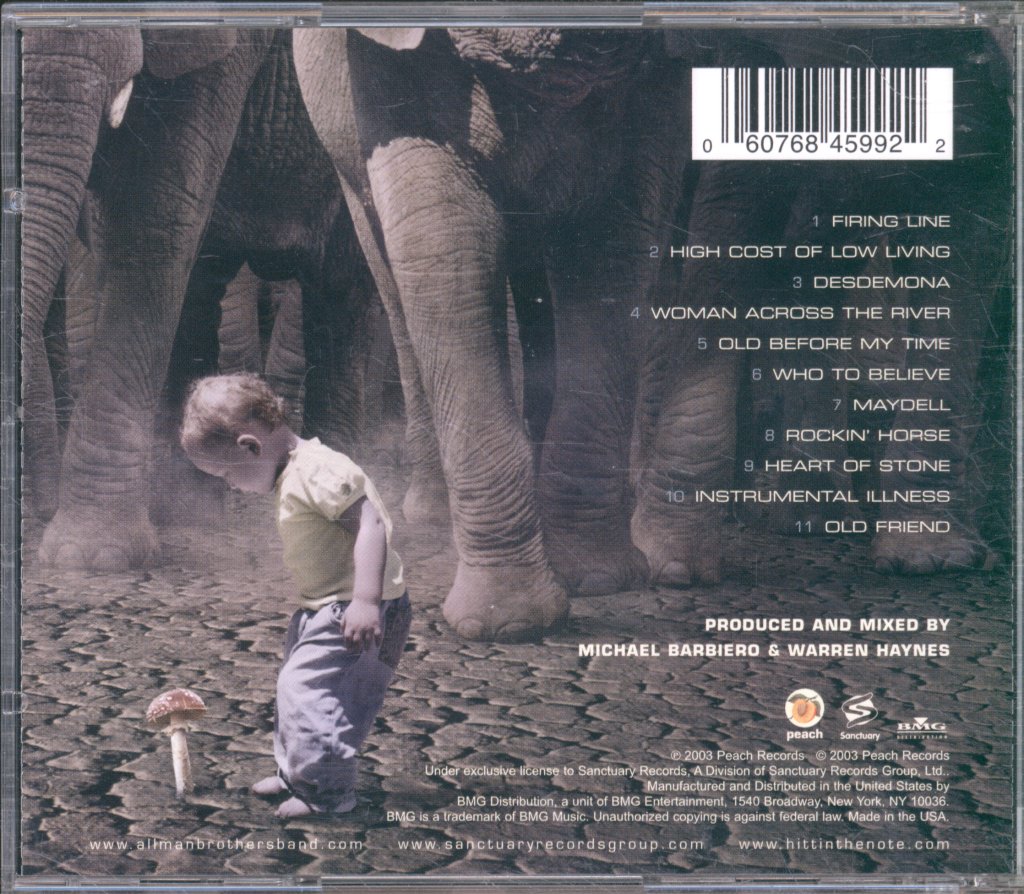 Allman Brothers Band - Hittin' The Note - Cd