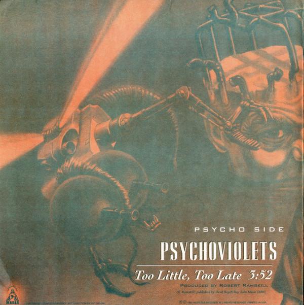 Psychoviolets/Cinderblock - Too Little Too Late/Fall Into Place - 7 Inch