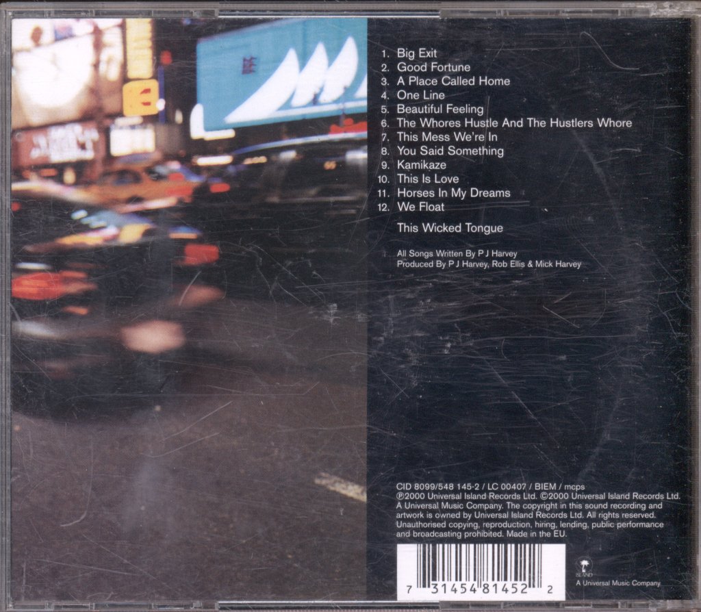 PJ Harvey - Stories From The City, Stories From The Sea - Cd