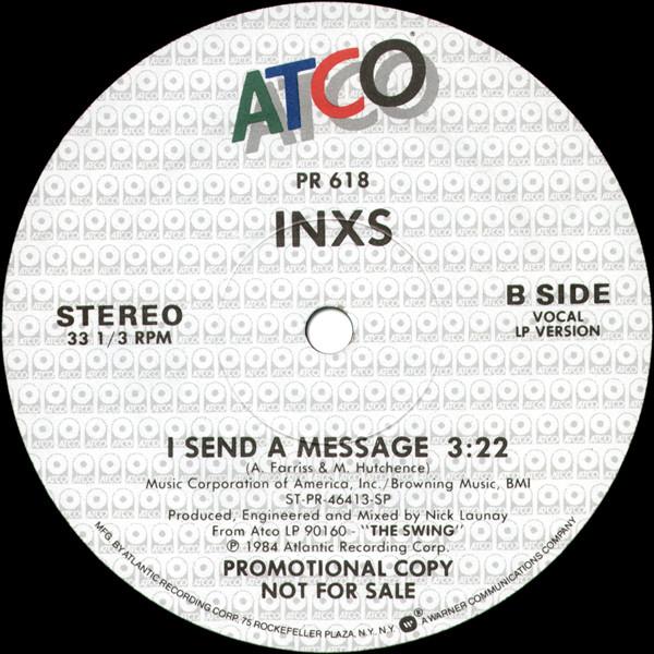 INXS - I Send A Message - 12 Inch
