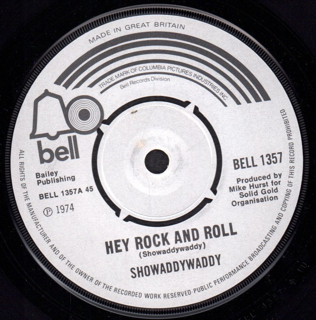 Showaddywaddy - Hey Rock And Roll - 7 Inch