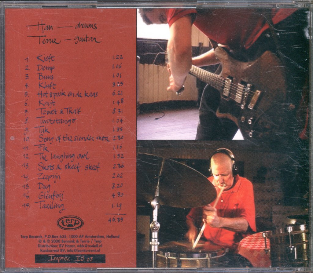 Han Bennink & Terrie Ex - Laughing Owl - Cd