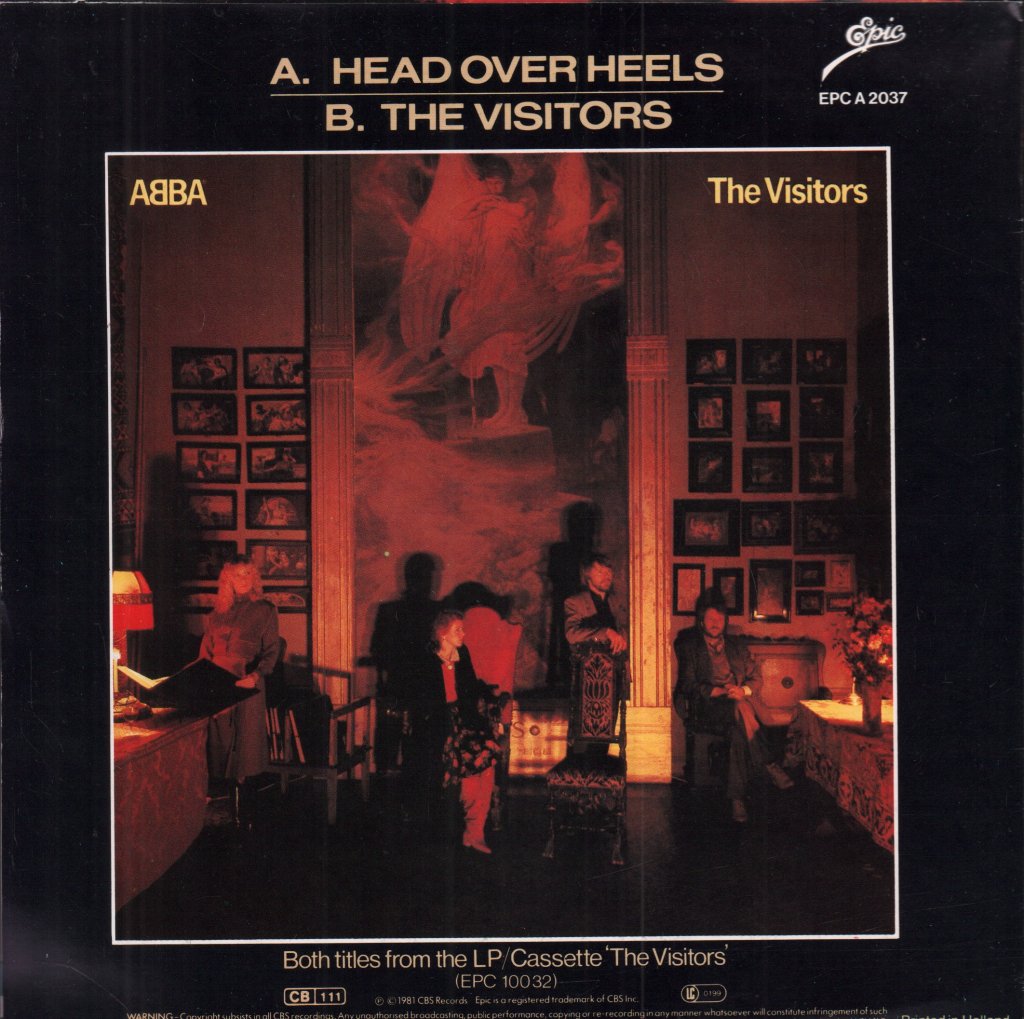 ABBA - Head Over Heels - 7 Inch