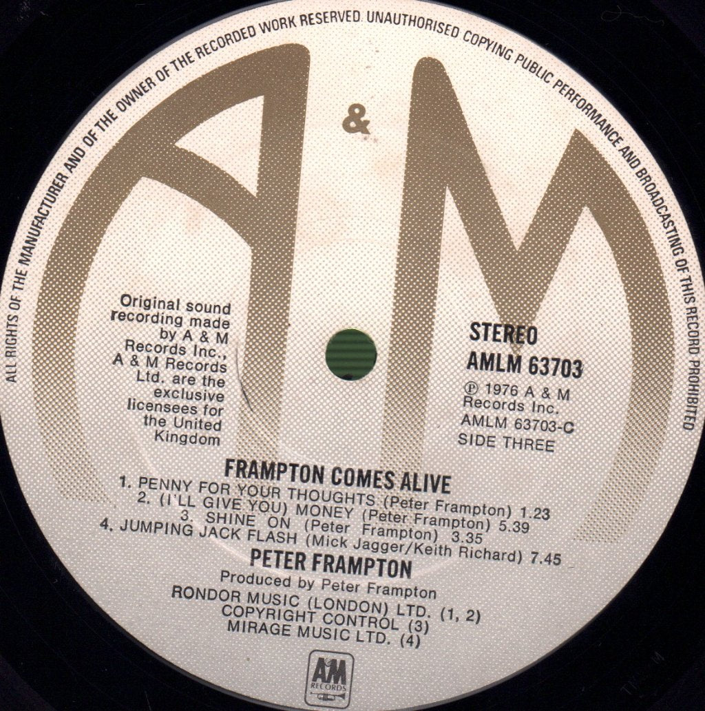 Peter Frampton - Frampton Comes Alive - Double Lp