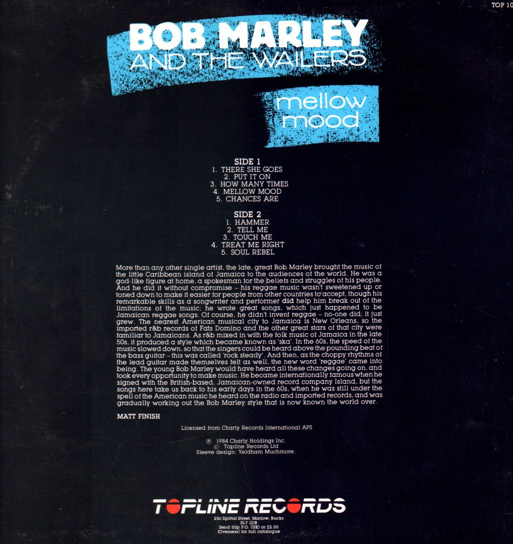 Bob Marley And The Wailers - Mellow Mood - Lp