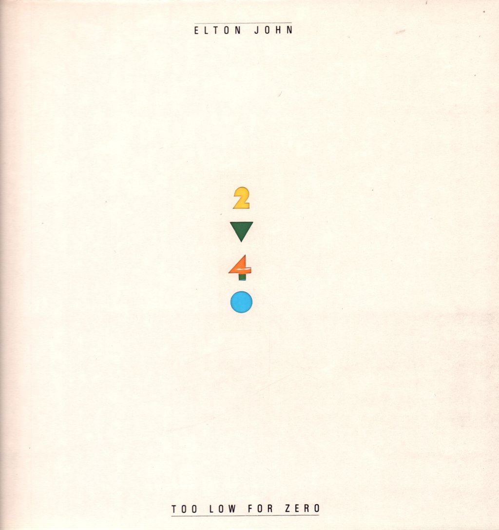 Elton John - Too Low For Zero - Lp