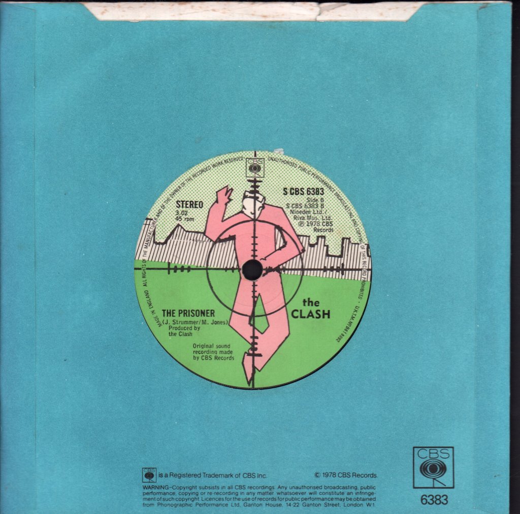 Clash - White Man In Hammersmith Palais - 7 Inch