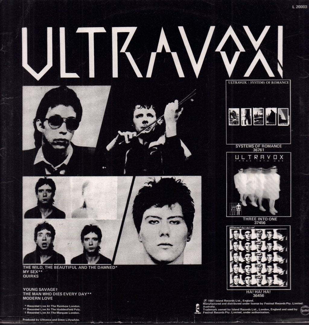 Ultravox - Mini Lp - Lp