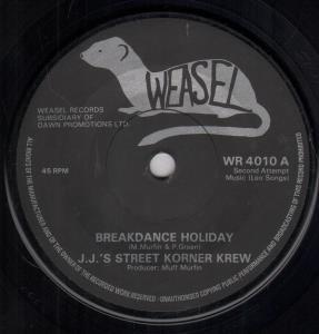 Jj's Street Korner Krew - Breakdance Holiday - 7 Inch
