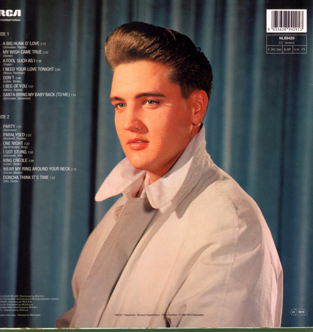 Elvis Presley - 50,000,000 Elvis Fans Can't Be Wrong - Lp