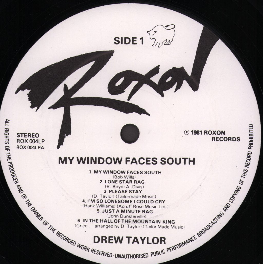 Drew Taylor - My Window Faces The South - Lp