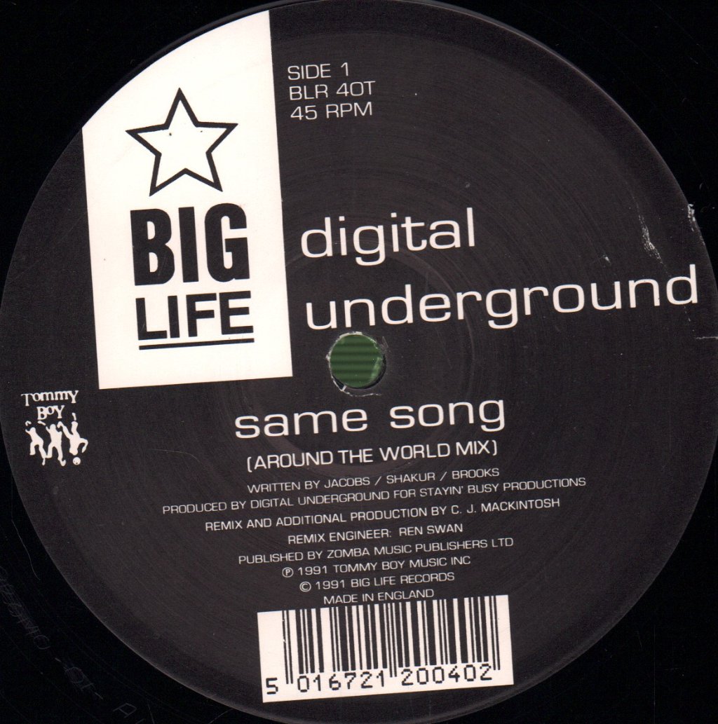 Digital Underground - Same Song (This Is An E.P. Release Part 1) - 12 Inch