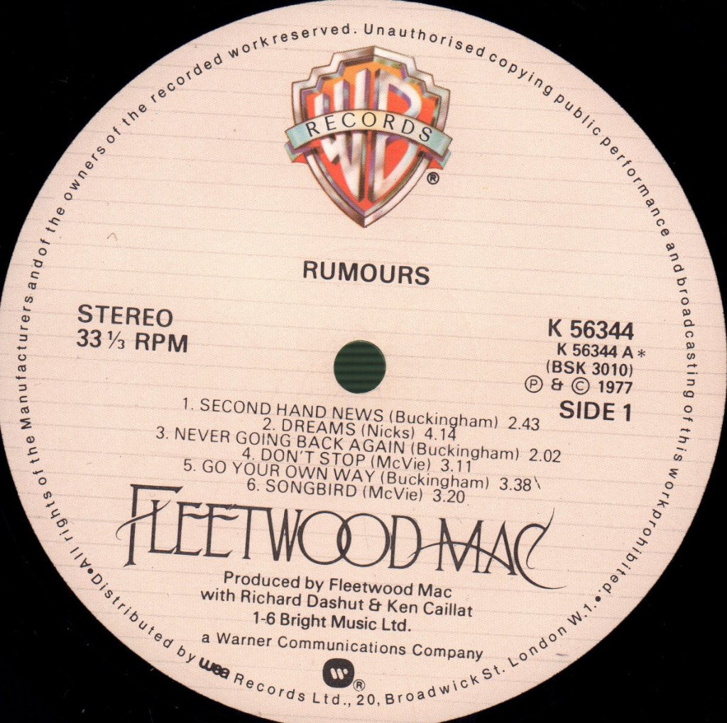 Fleetwood Mac - Rumours - Lp