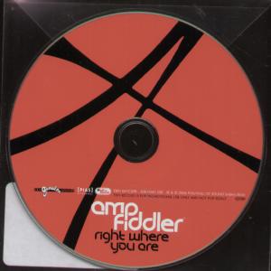 Amp Fiddler - Right Where You Are - Cd
