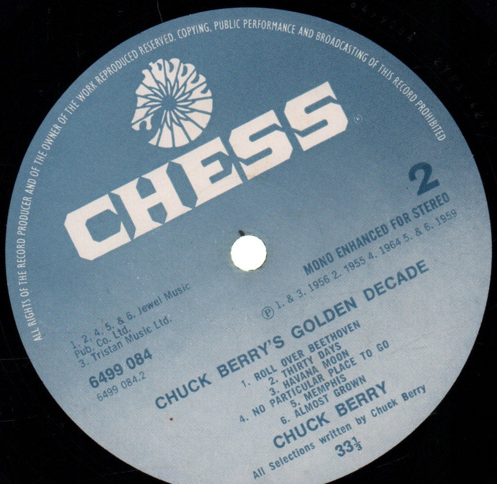 Chuck Berry - Chuck Berry's Golden Decade - Double Lp