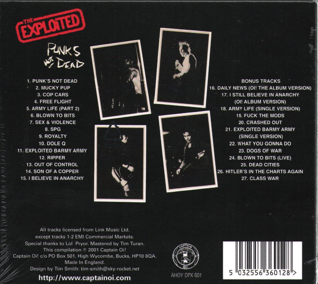 Exploited - Punk's Not Dead - Cd
